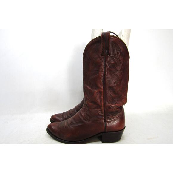 Dan Post Mens Size 9 EW Brown Leather Western Cowboy Boots main image 11